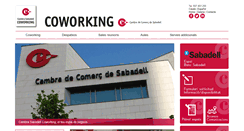 Desktop Screenshot of cambrasabadellcoworking.com